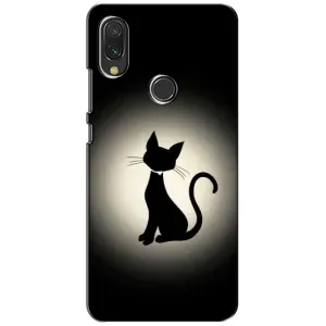 Чехол с принтом для Vivo Y11 (AlphaPrint) Модные коты (Силуэт котика)