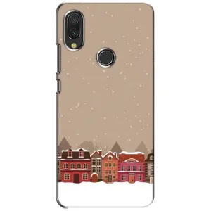Новогодние, Праздничные Чехлы для Vivo Y11 - 2024 год (Зимний город)
