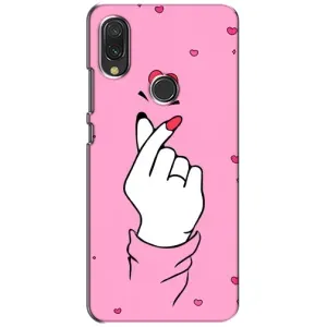 Чехол с принтом для Vivo Y11 (AlphaPrint - Знак сердечка)