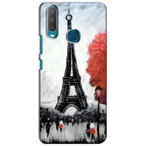 Чохол Ейфелева Вежа ViVO Y15 - (AlphaPrint) (Вежа в Парижі)