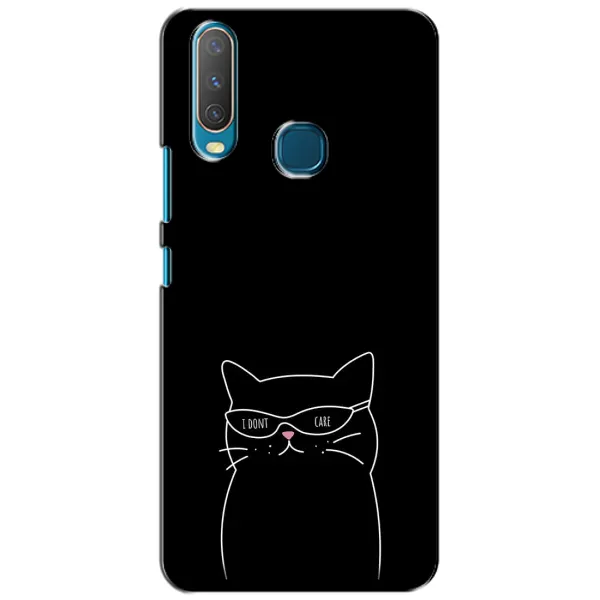 Чехол с принтом «Равнодушный кот» для Vivo Y15 Чехол с принтом «Равнодушный кот» для Vivo Y15