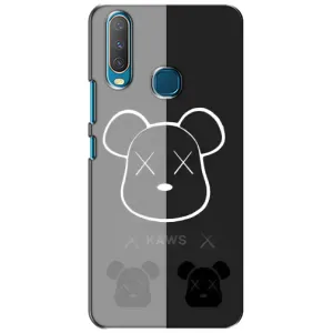 Чохли для ViVO Y15 - Bearbrick Louis Vuitton (PREMIUMPrint) (БеарБрік очі)