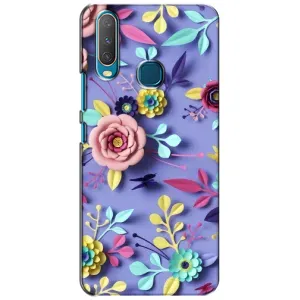 Чохли з квітами для ViVO Y15 (VPrint) (Дизайн квітів)
