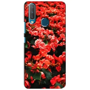 Чохли з квітами для ViVO Y15 (VPrint) (Квіти червоні)
