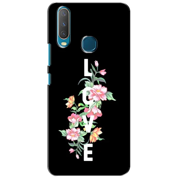 Чехол с принтом «Цветы LOVE» для Vivo Y15 Чехол с принтом «Цветы LOVE» для Vivo Y15