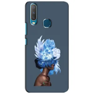 Чехлы (ART) Цветы на ViVO Y15 (VPrint) (Квіти на голові)