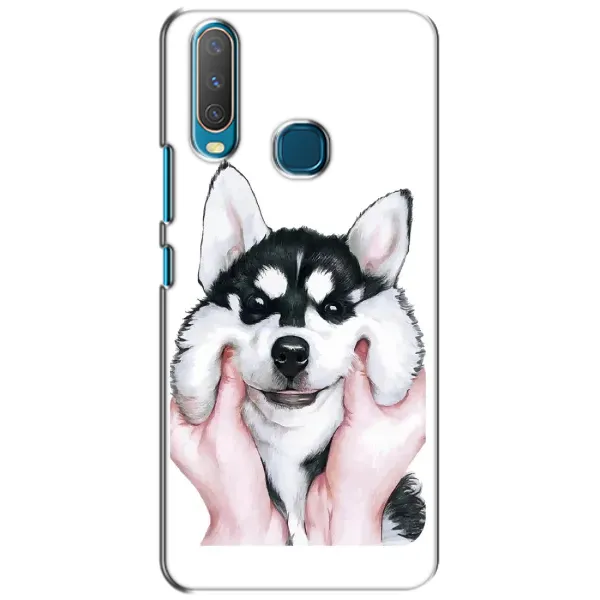 Чехол с принтом «Довольный Хаски» для Vivo Y15 Чехол с принтом «Довольный Хаски» для Vivo Y15