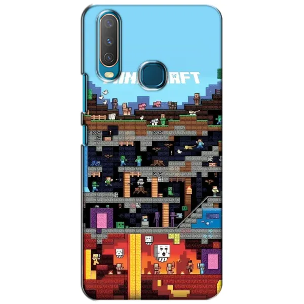 Чехол с принтом «фон Minecraft» для Vivo Y15 Чехол с принтом «фон Minecraft» для Vivo Y15