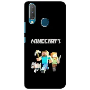 Чохол Майнкрафт на ViVO Y15 (AlphaPrint) Minecraft (герої Minecraft)