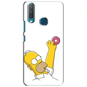 Чjхол з Сімпсонами для ViVO Y15 (VPrint) (Гомер з пончиком)