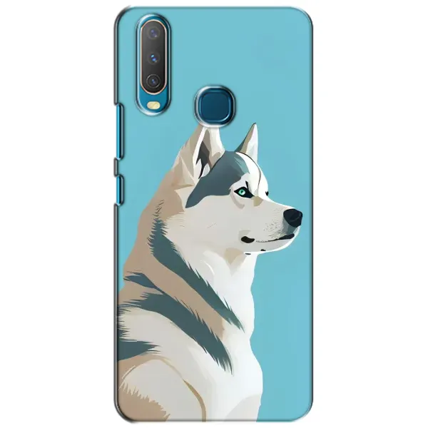 Чохол з принтом «Хаскі арт» для Vivo Y15