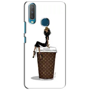 Чохли Луі Вітон для ViVO Y15 (AlphaPrint - LOUIS VUITTON) (кава LOUIS VUITTON)