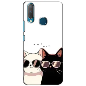 Чохол з малюнком кіт на ViVO Y15 (Коти в окулярах)
