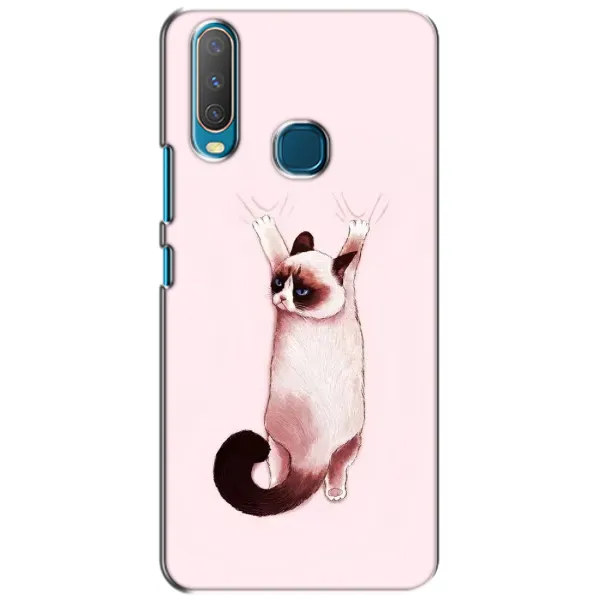 Чохол з принтом «Котик падає» для Vivo Y15