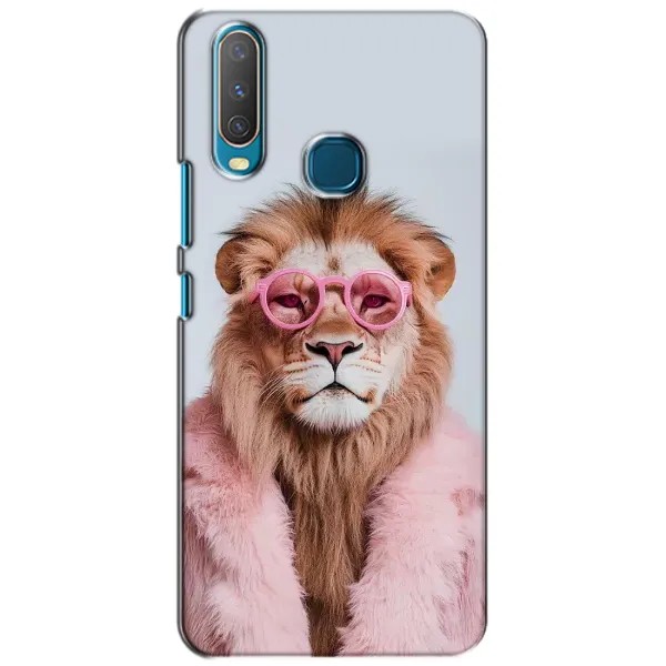 Чехол с принтом «Лев в очках» для Vivo Y15
