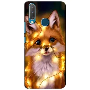 Чехлы с картинкой Лисички для ViVO Y15 (VPrint) (Лисичка в гирляндах)