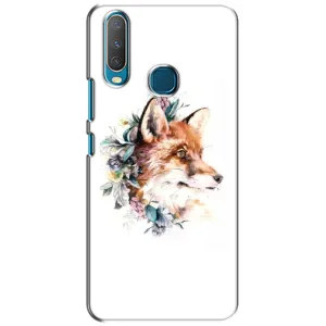Чехлы с картинкой Лисички для ViVO Y15 (VPrint) (Лисичка в цветочках)