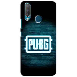 Чехол PUBG для Виво у15 (AlphaPrint) (Лого PUBG)