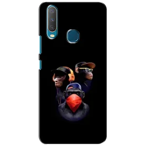 Чехол с Обезьянами ViVO Y15 - (AlphaPrint) (Три обезьяны)