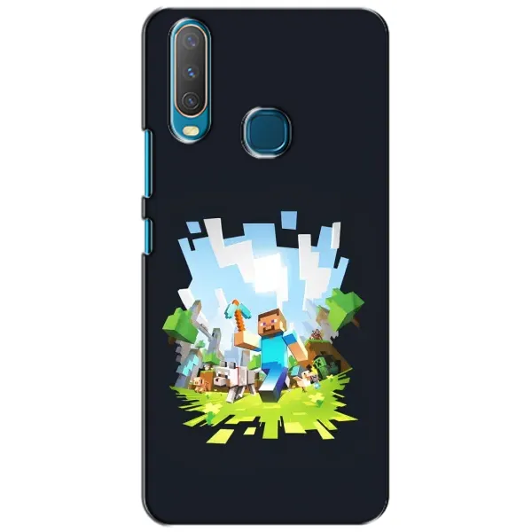 Чехол с принтом «персонажи Minecraft» для Vivo Y15 Чехол с принтом «персонажи Minecraft» для Vivo Y15