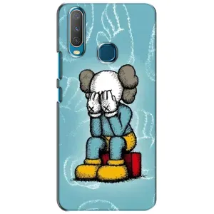 Чохли для ViVO Y15 - Bearbrick Louis Vuitton (PREMIUMPrint) (Плач Bearbrick)
