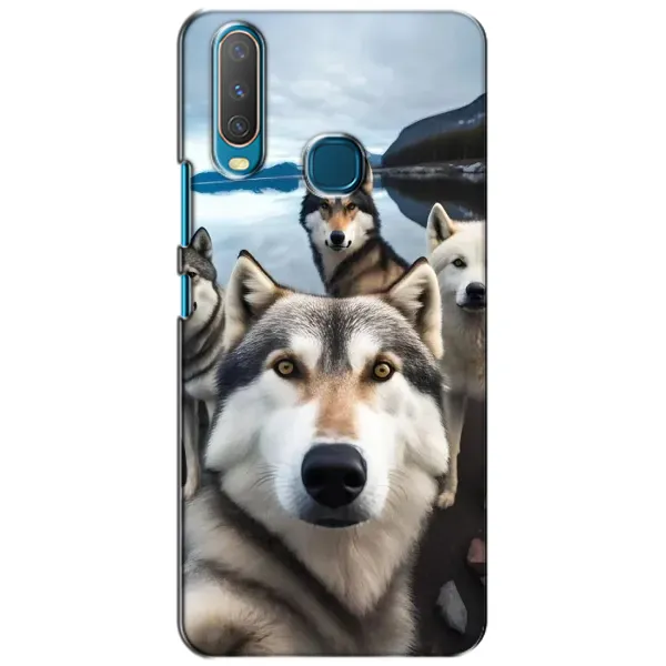 Чохол з принтом «Селфі Хаскі» для Vivo Y15