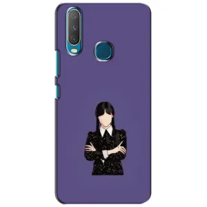 Чохли Венсдей на ViVO Y15 Уенсдей (AlphaPrint) (Венздей у чорному)