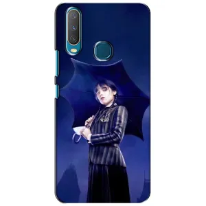 Чохли Венсдей на ViVO Y15 Уенсдей (AlphaPrint) (Венздей з парасолькою)