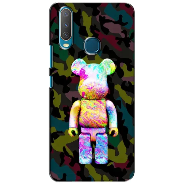 Чехол с принтом «Яркий Bearbrick» для Vivo Y15