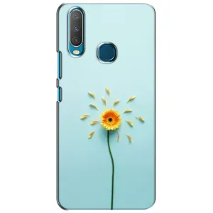 Чохли з квітами для ViVO Y15 (VPrint) (Жовта квітка)