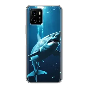Чохол з картинкою 'Хижаки' для Vivo Y15s (Акула під водою)