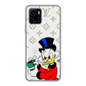 Чехли для Vivo Y15s - Скрудж МакДак Louis Vuitton (PREMIUMPrint) (Бакси Скрудж)