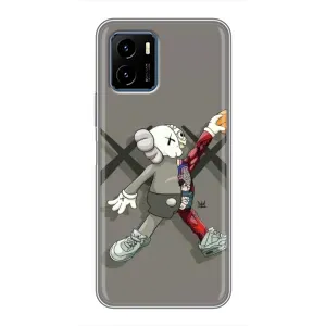 Чохли для Vivo Y15s - Bearbrick Louis Vuitton (PREMIUMPrint) (Беарбрік Джордан)