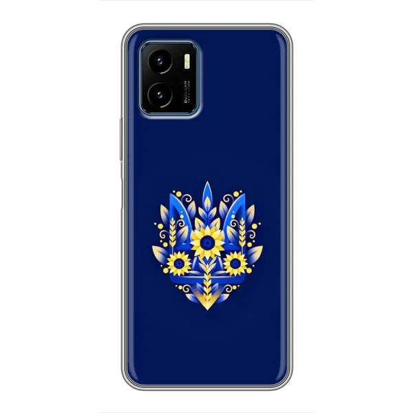 Чохол з принтом «Квітковий Герб» для Vivo Y15s