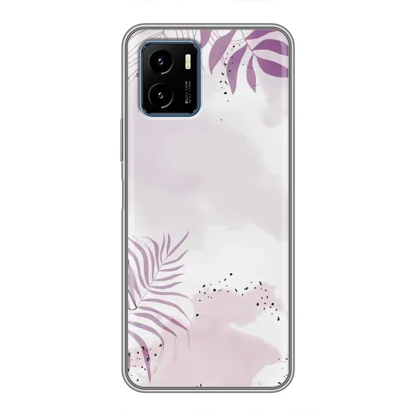 Чехол с принтом «Фиолетовые листья» для Vivo Y15s