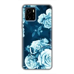 Чехлы (ART) Цветы на Vivo Y15s (VPrint) (Блактині бутони)