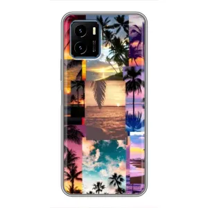 Силиконовый чехол с КАРТИНКАМИ лето для Vivo Y15s (AlphaPrint) (Летний отпуск)