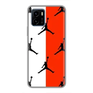 Чохли для Vivo Y15s - з картинкою JORDAN (AlphaPrint) (Лого Джордан)