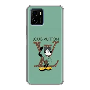 Чохли Луі Вітон для Vivo Y15s (AlphaPrint - LOUIS VUITTON) (Міккі Маус LV)