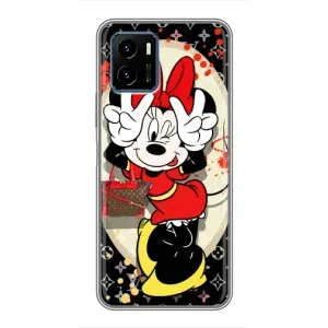 Чохол Disney Mouse Vivo Y15s (PREMIUMPrint) (Мінні peace)