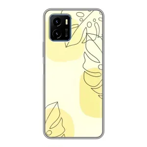 Силконовий чохол з принтом в квітах на Vivo Y15s