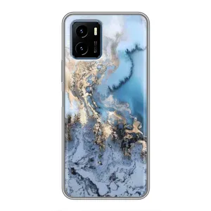 Мраморный чехол на Vivo Y15s (VPrint) (Нежный мрамор)