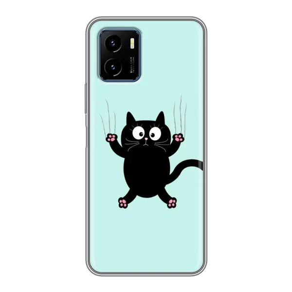 Чехол с принтом «Падающий кот» для Vivo Y15s Чехол с принтом «Падающий кот» для Vivo Y15s