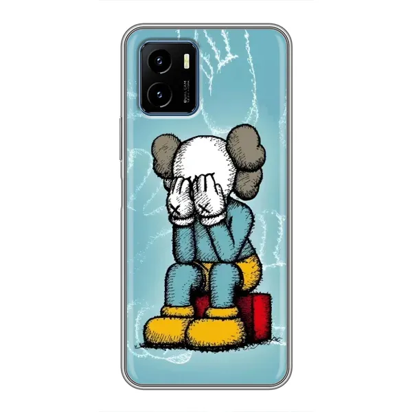 Чехол с принтом «Плач Bearbrick» для Vivo Y15s