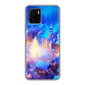 Різдвяні Чохли для Vivo Y15s (VPrint) (Різдвяне місто)