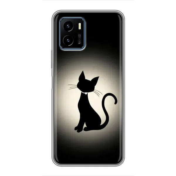 Чехол с принтом «Силуэт котика» для Vivo Y15s Чехол с принтом «Силуэт котика» для Vivo Y15s
