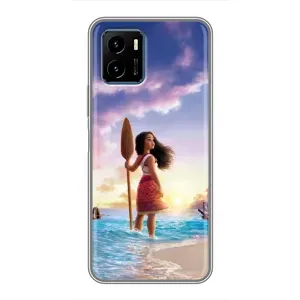 Чохол з мультфільмом Ваяна Vivo Y15s (Моана з веслом)