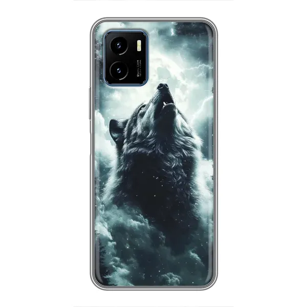 Чехол с принтом «Волк в облаках» для Vivo Y15s