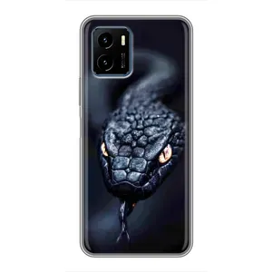 Чохол з картинкою 'Хижаки' для Vivo Y15s (Чорна змія)