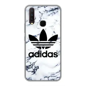 Чехлы Адидас для ViVO Y17 (AlphaPrint) (Адидас на мраморе)